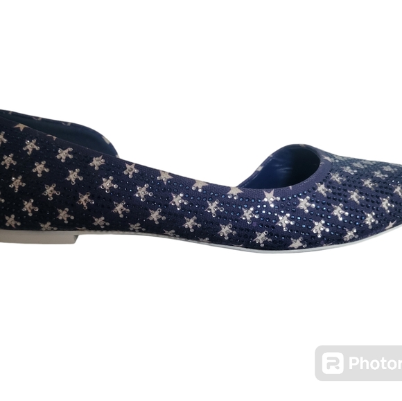 Mix No. 6 D'orsay -  Color: Blue & Silver - Size: 8 - Picture 4 of 7